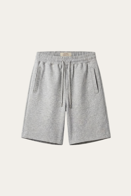 Salerno Drawstring Shorts Light Grey