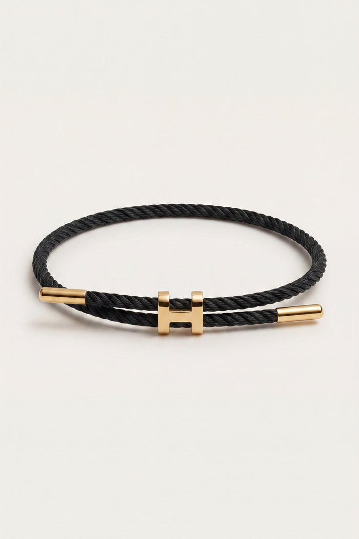 Savona Woven Bracelet Black