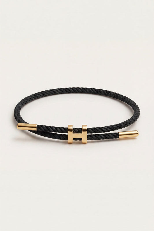 Savona Woven Bracelet Black