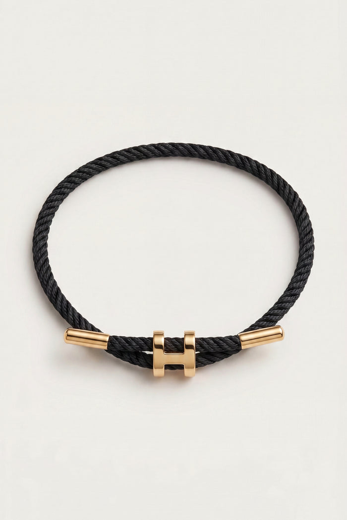 Savona Woven Bracelet Black