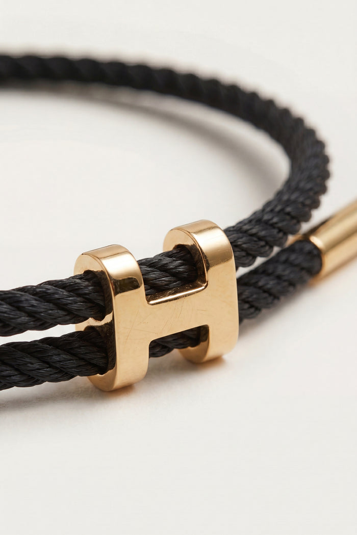 Savona Woven Bracelet Black