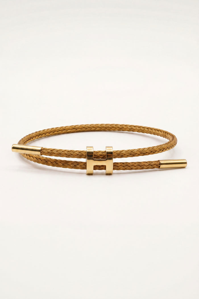 Savona Woven Bracelet Camel