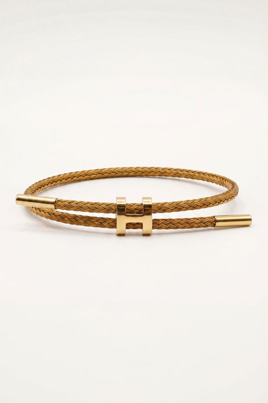 Savona Woven Bracelet Camel