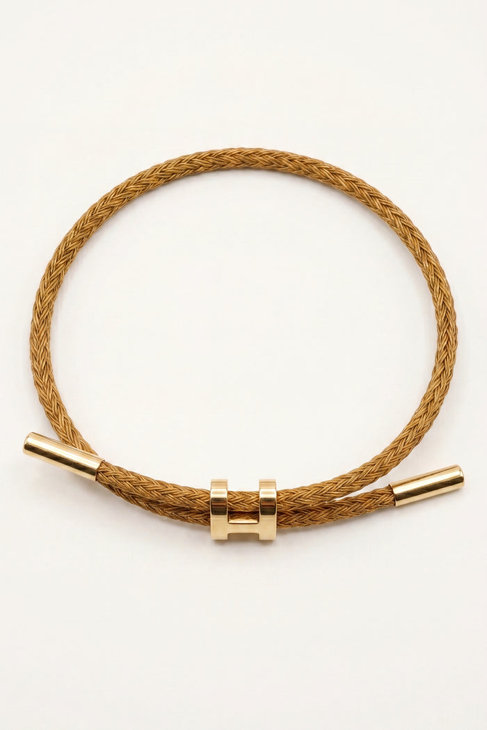 Savona Woven Bracelet Camel
