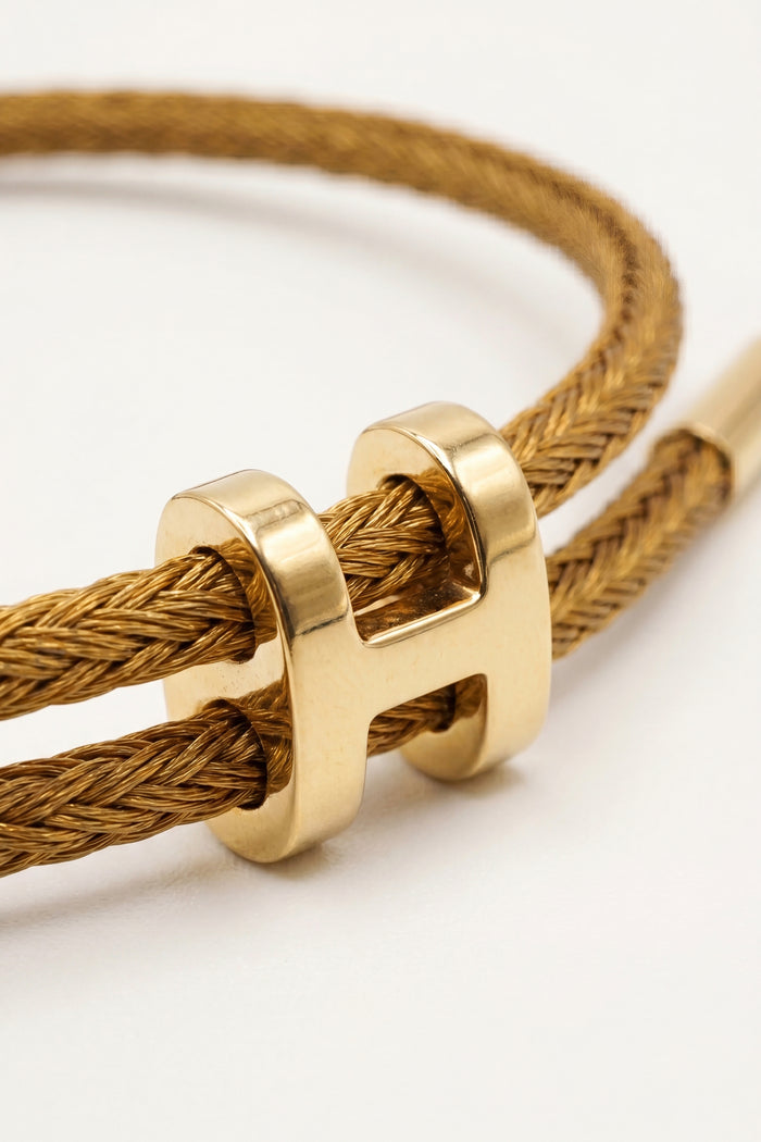 Savona Woven Bracelet Camel