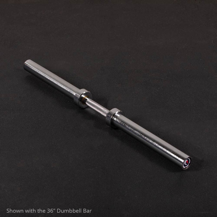 Scratch and Dent - Pair of Loadable 20" Olympic Dumbbell Handle - FINAL SALE