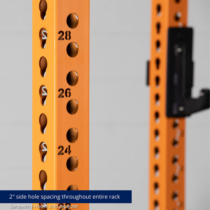 SCRATCH AND DENT - TITAN Series 100" Uprights - Orange - FINAL SALE