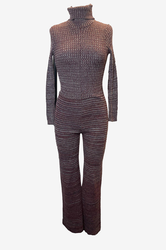 Sentex Turtleneck Knit Jumpsuit