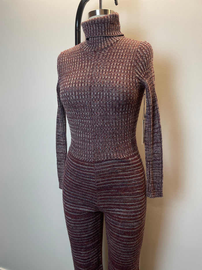 Sentex Turtleneck Knit Jumpsuit image 1