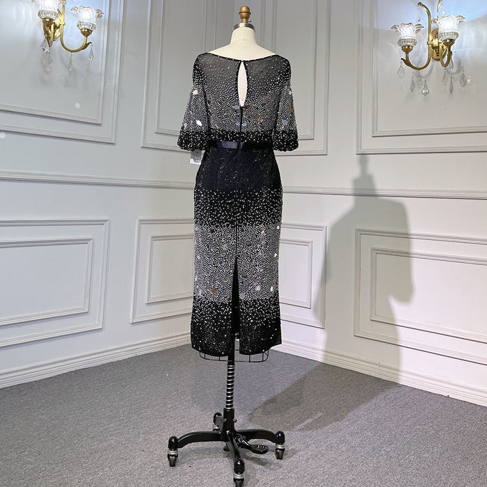 Serene Hill Black Mermaid Kralen Avond Jurken Elegante Luxe Enkellange 2025 Voor Vrouwen Party LA71594 - SERENE HILL