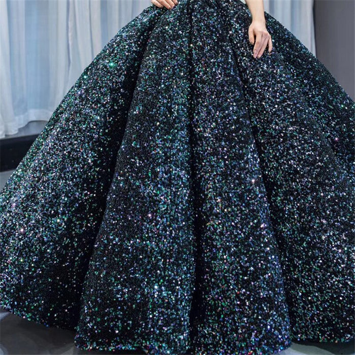 Serene Hill Muslim Luxury Wine Red Evening Dresses Gowns 2025 Elegant Mermaid For Woman Party LA71436 - SERENE HILL