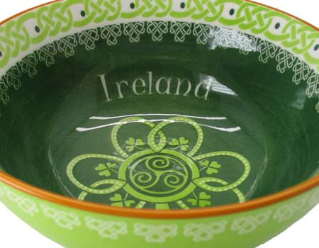 Shamrock Spiral Bowl