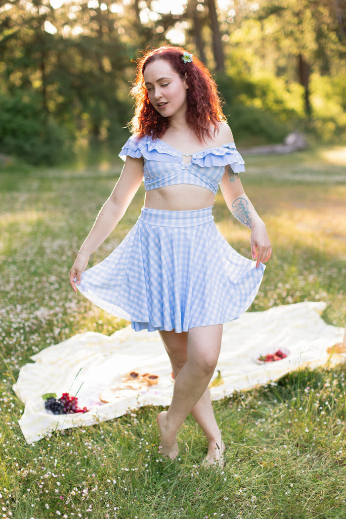 Shibuya's Blue Gingham Bikini [TOP & BOTTOMS SOLD SEPARATELY]