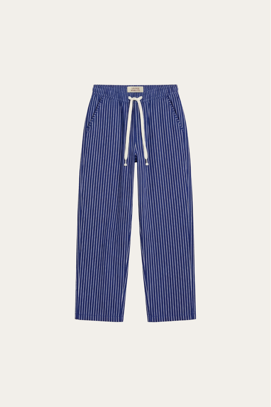 Siena Linen Trousers Blue Stripe