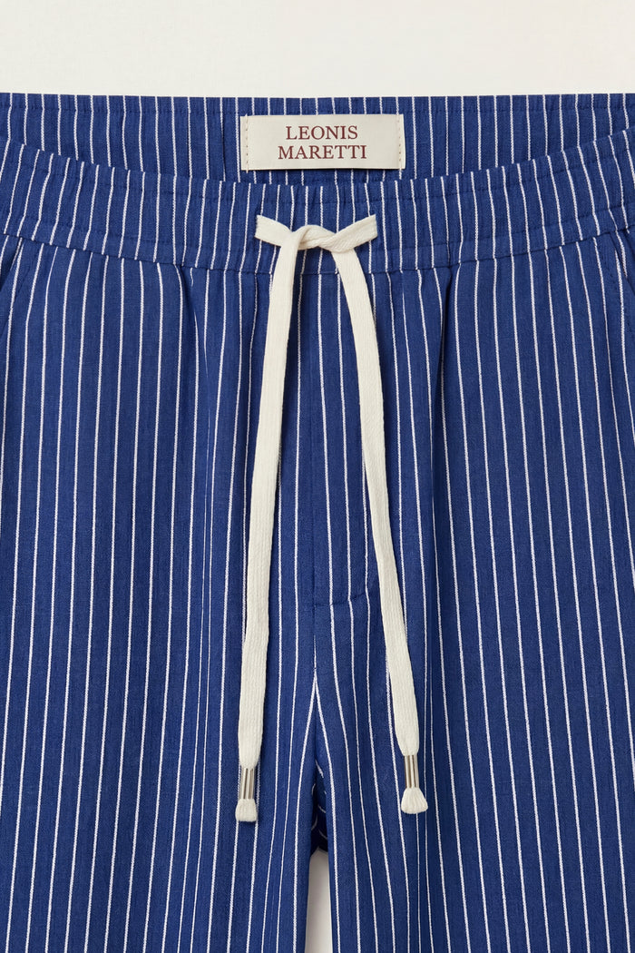 Siena Linen Trousers Blue Stripe