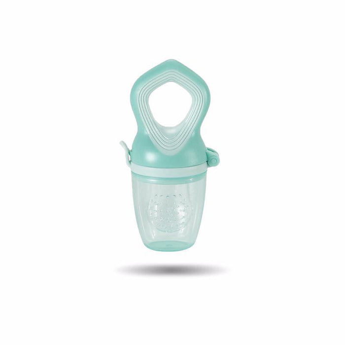 Silicone Baby Pacifier in light green; safe, BPA-free design for comfort and ease for babies.