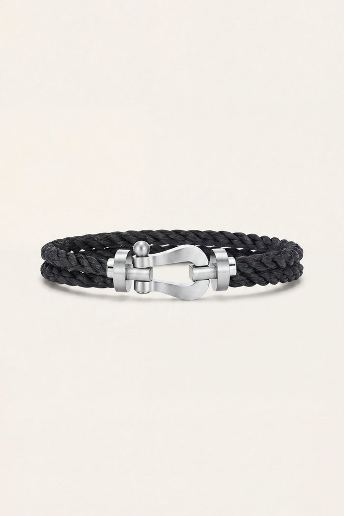 Siracusa Dual Strand Bracelet Black
