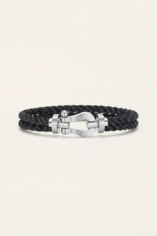 Siracusa Dual Strand Bracelet Black