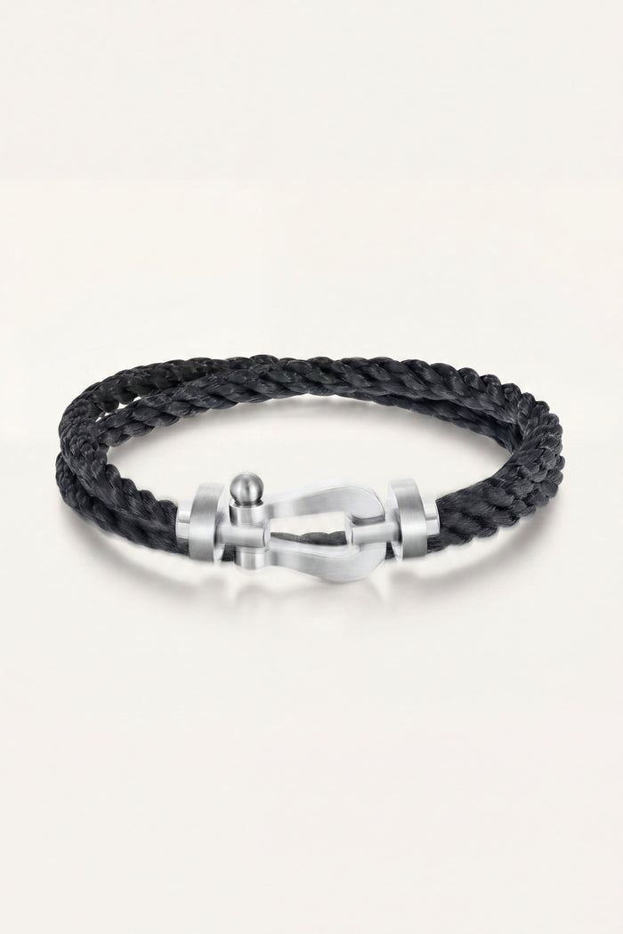 Siracusa Dual Strand Bracelet Black