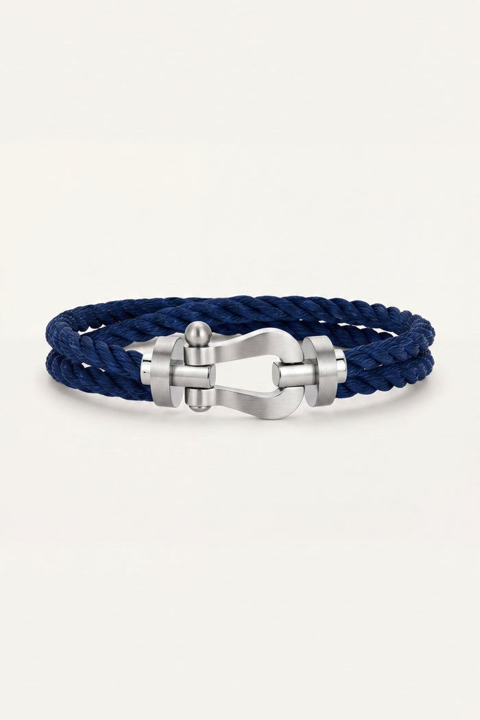 Siracusa Dual Strand Bracelet Navy
