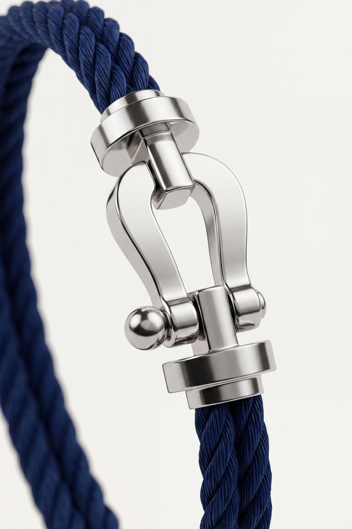 Siracusa Dual Strand Bracelet Navy