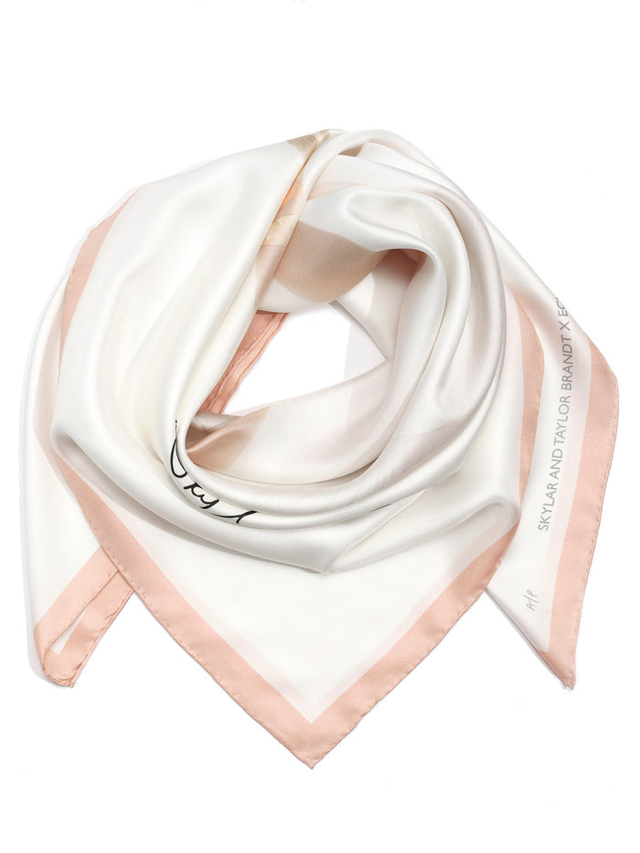 Skylar Brandt and Taylor Brandt scarf