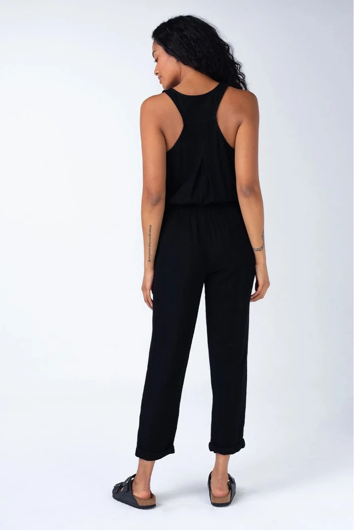 Sleeveless Racerback Jumpsuit