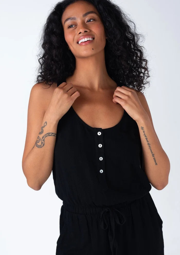 Sleeveless Racerback Jumpsuit