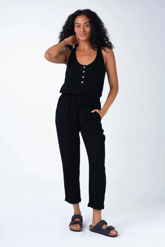Sleeveless Racerback Jumpsuit