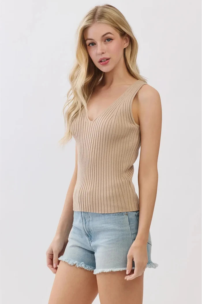 Sleeveless Sweater Tank