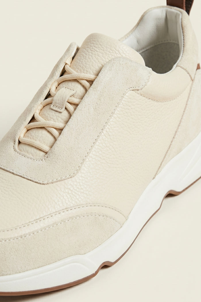 Solano Leather Slip-On Cream