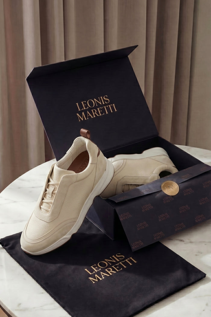 Solano Leather Slip-On Cream