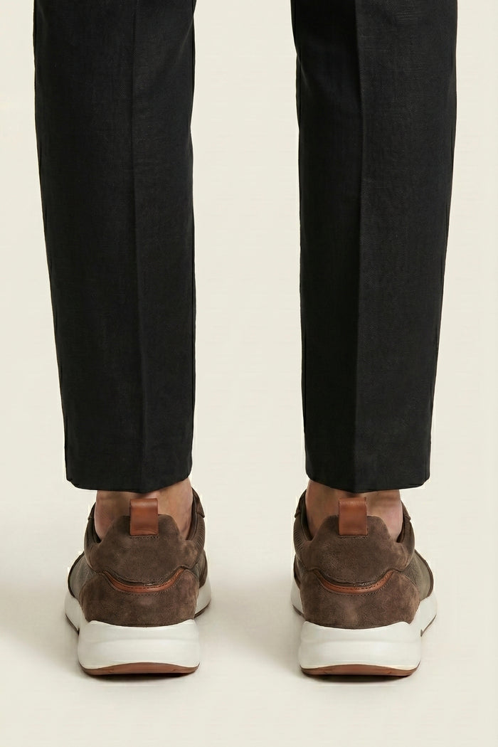 Solano Leather Slip-On Dark Brown