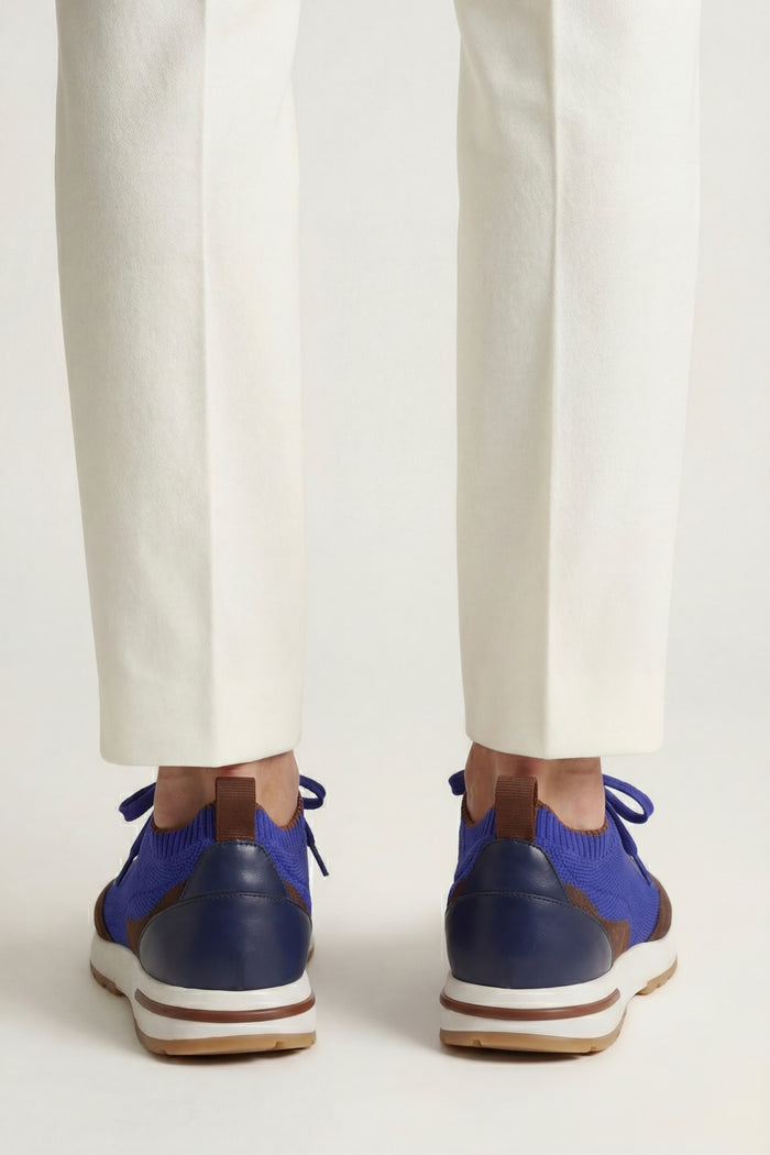 Solano Mesh Slip-On Blue/Brown