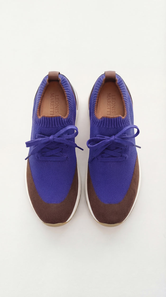 Solano Mesh Slip-On Blue/Brown