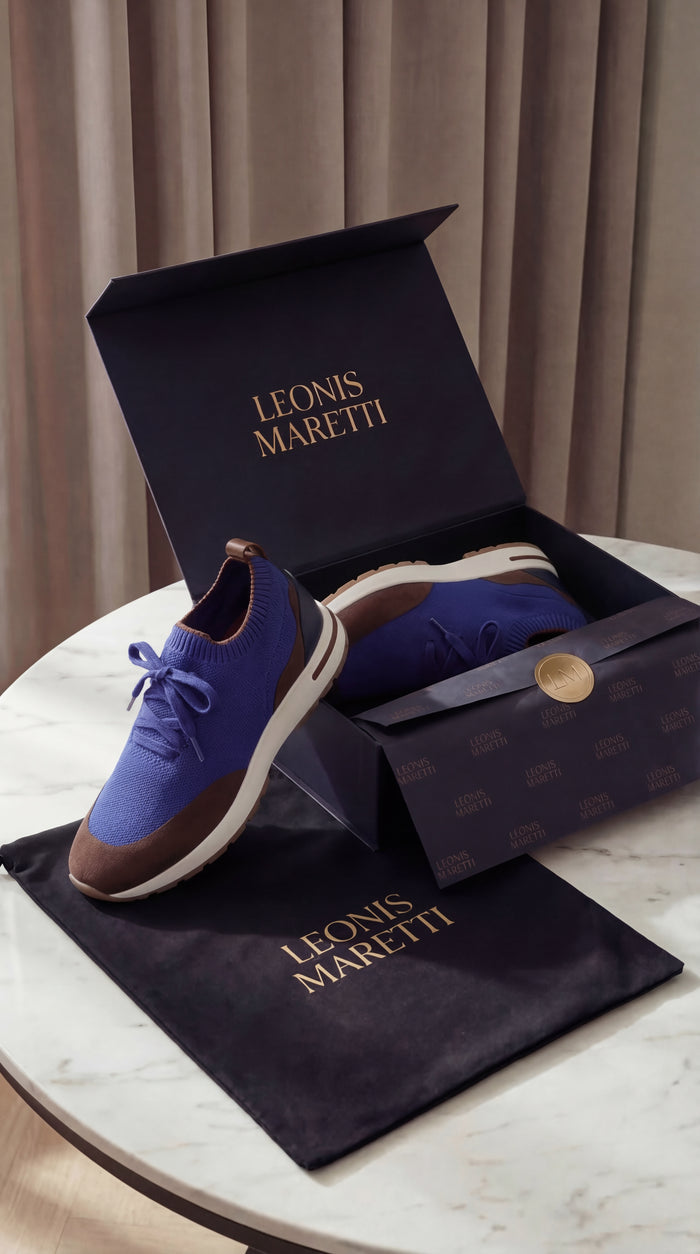Solano Mesh Slip-On Blue/Brown