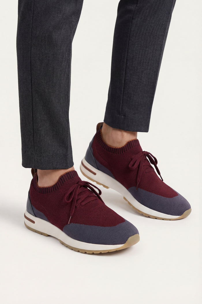 Solano Mesh Slip-On Burgundy