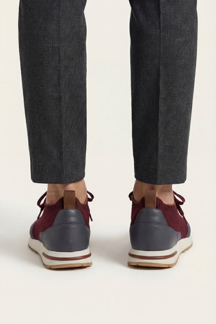 Solano Mesh Slip-On Burgundy