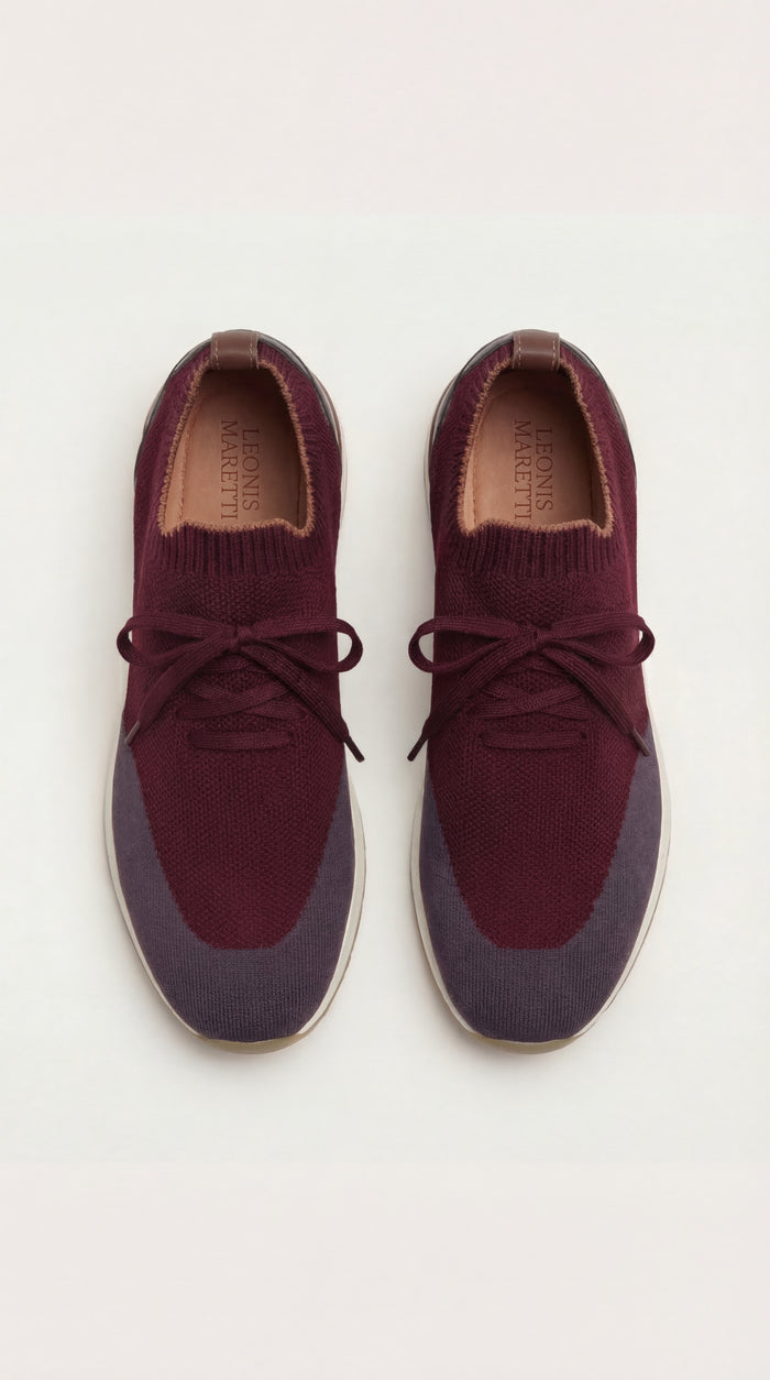 Solano Mesh Slip-On Burgundy