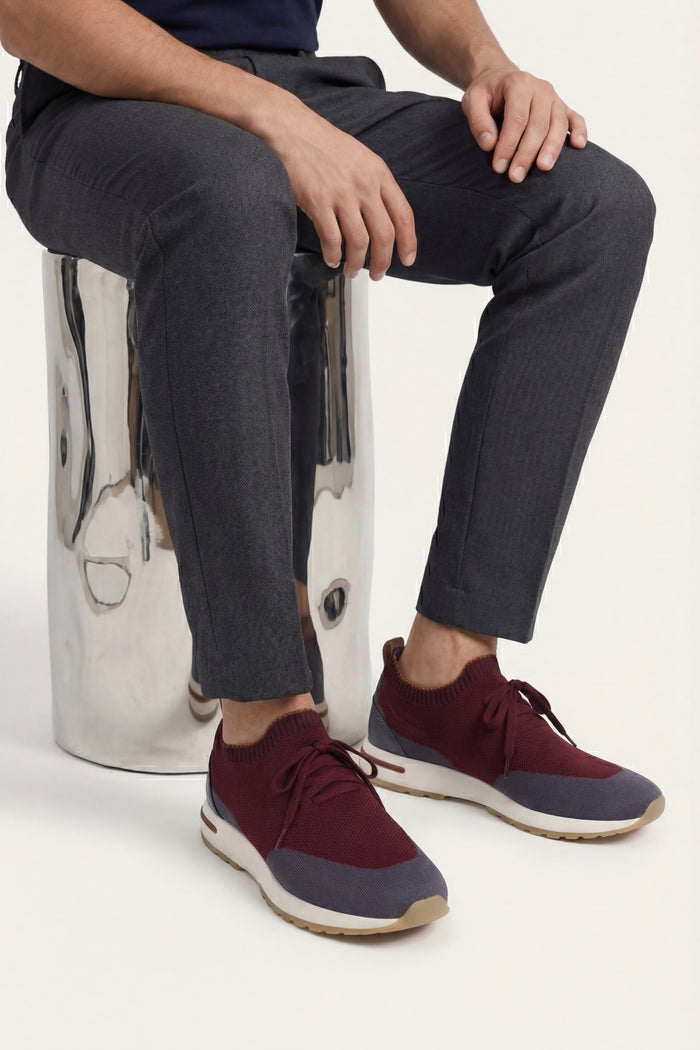 Solano Mesh Slip-On Burgundy