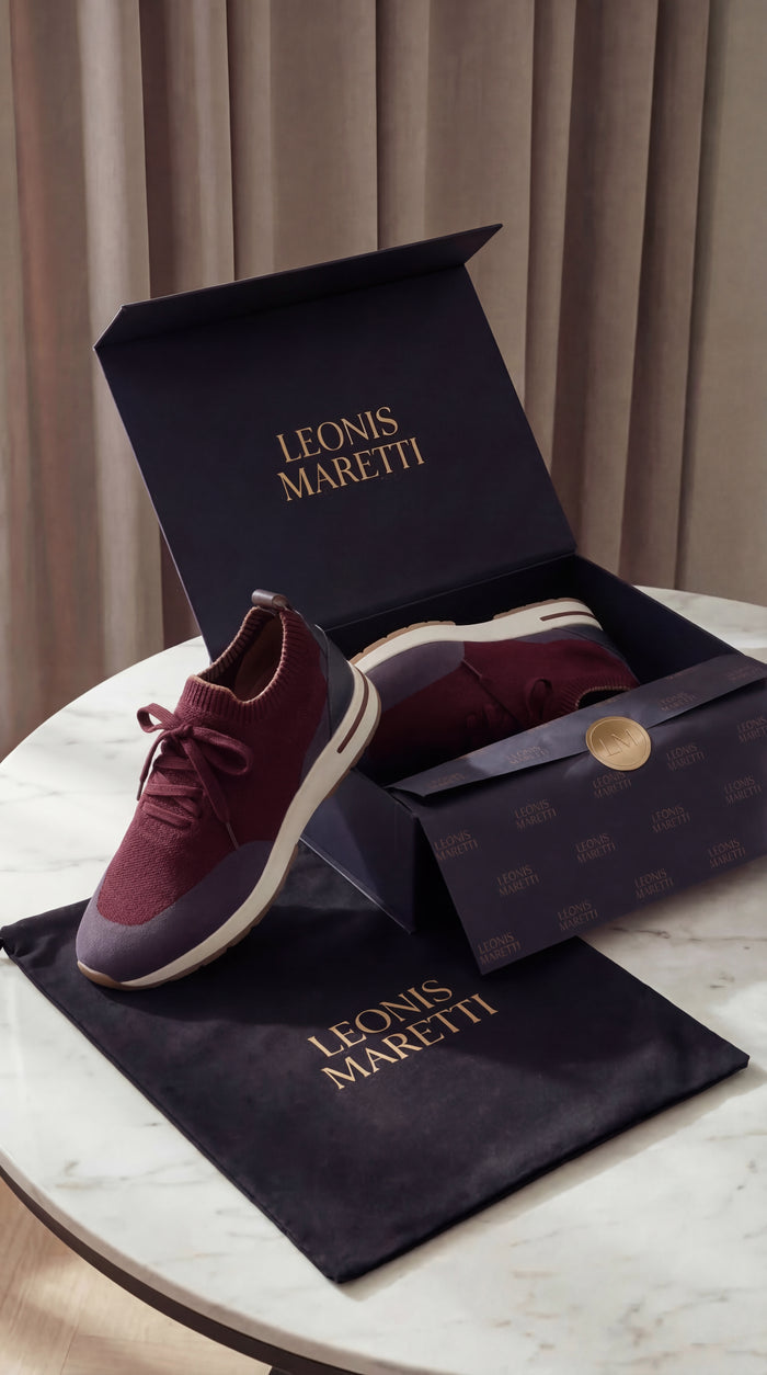 Solano Mesh Slip-On Burgundy