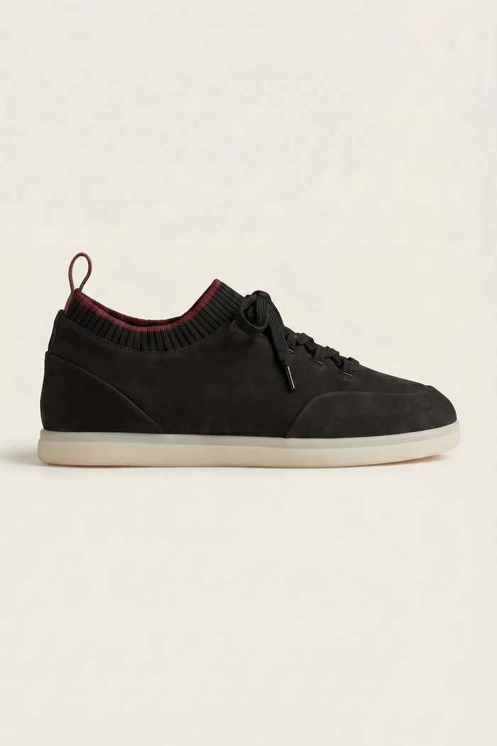 Solano Suede Slip-On Black