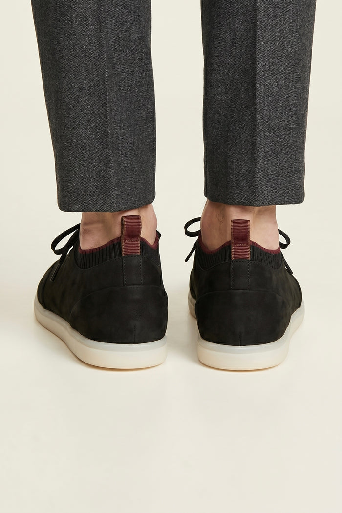 Solano Suede Slip-On Black