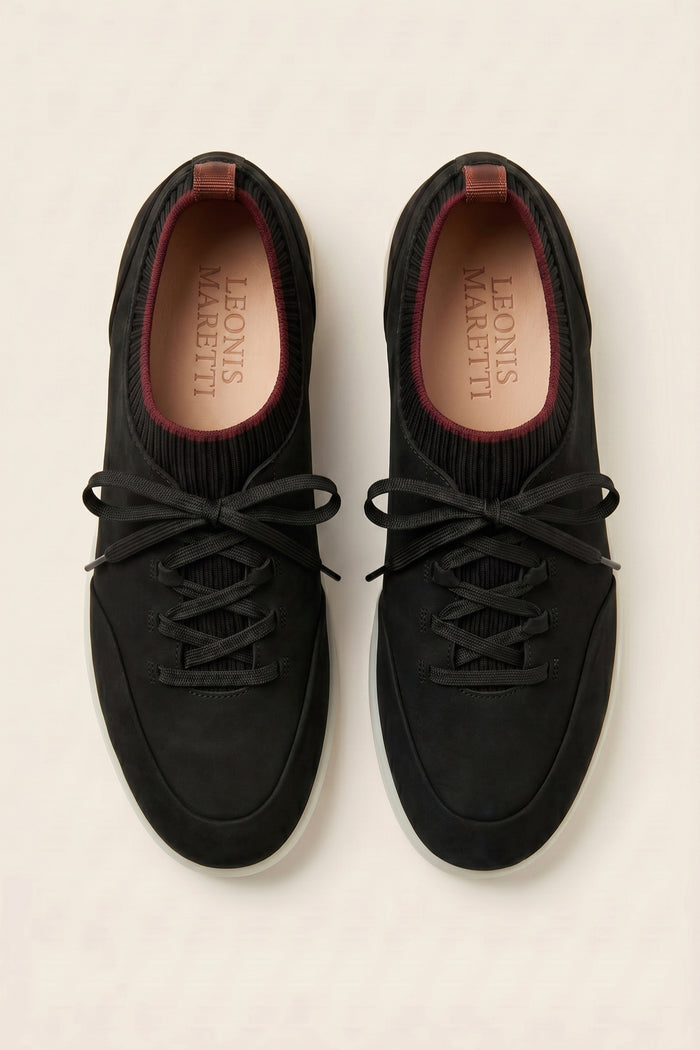 Solano Suede Slip-On Black
