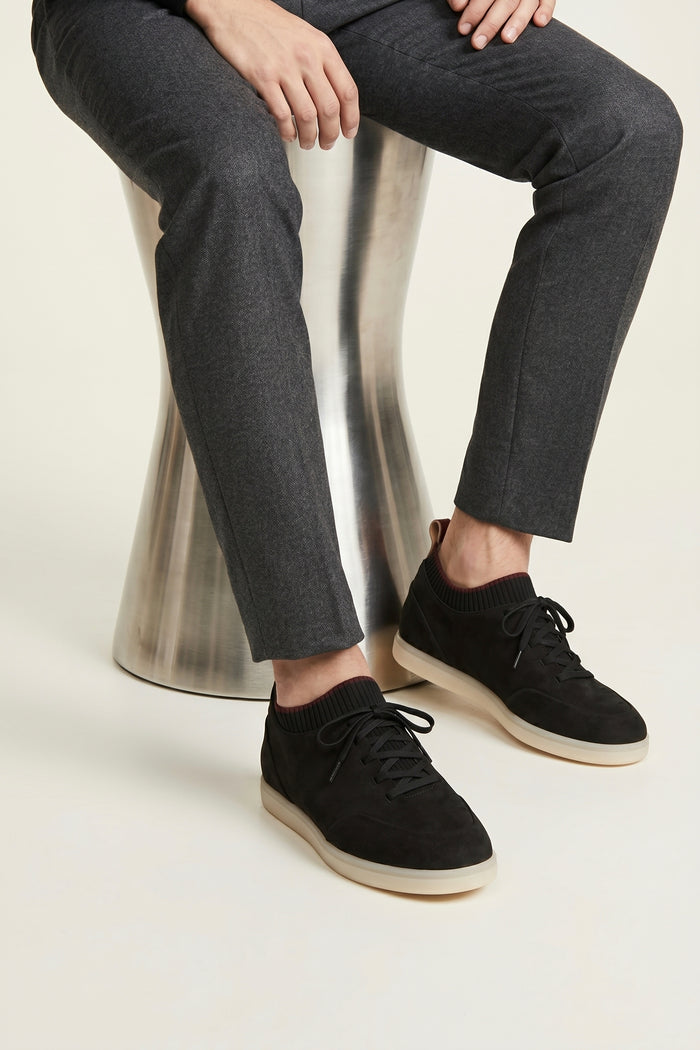 Solano Suede Slip-On Black