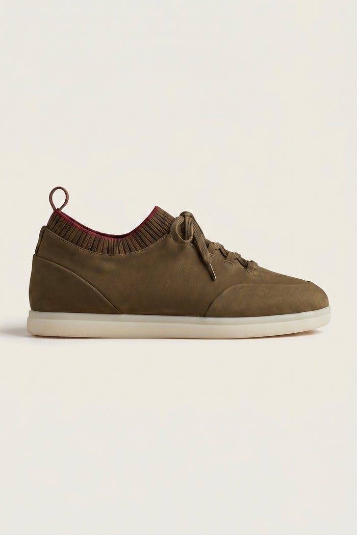 Solano Suede Slip-On Olive