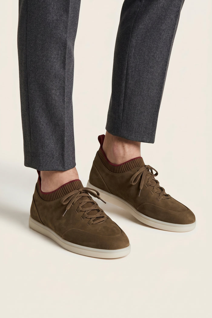 Solano Suede Slip-On Olive
