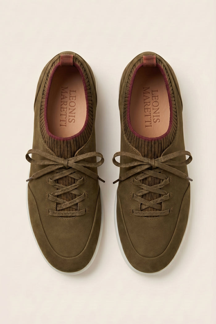 Solano Suede Slip-On Olive