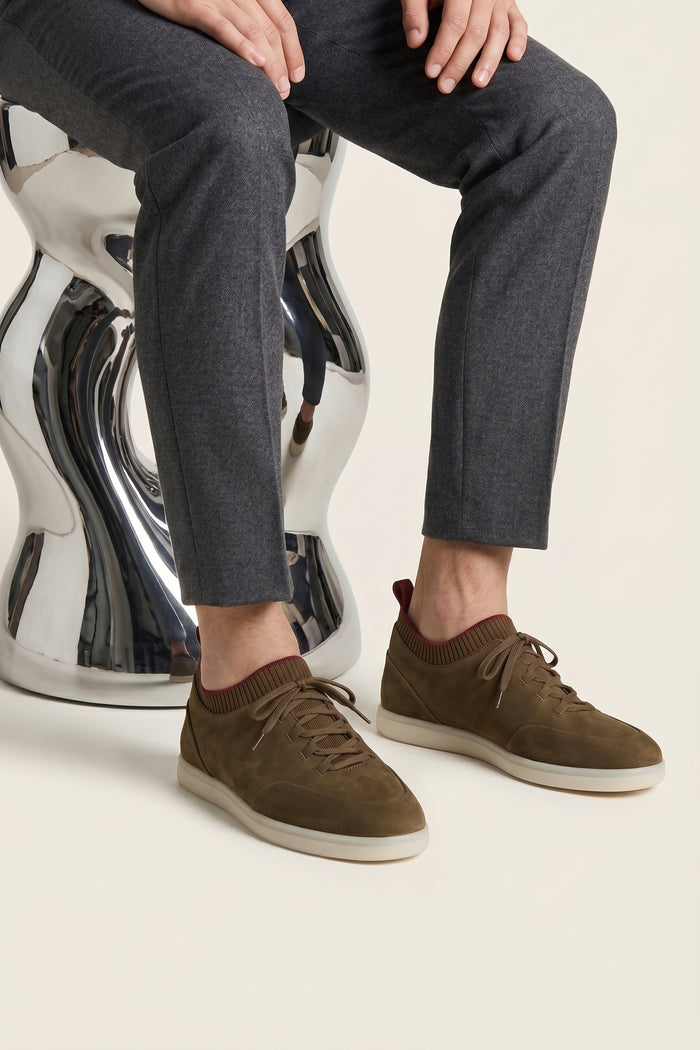 Solano Suede Slip-On Olive