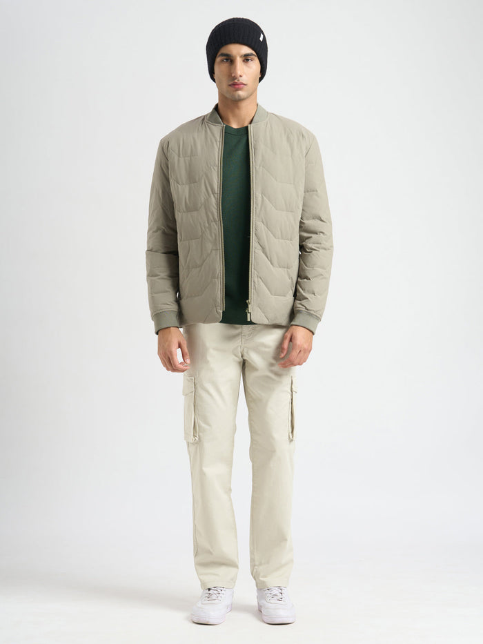 Solid Knitted Pullover - Green